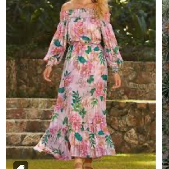 Boston Proper Boho Floral Blooms maxi Dress. Nearly New. Small. - Picture 3 of 15